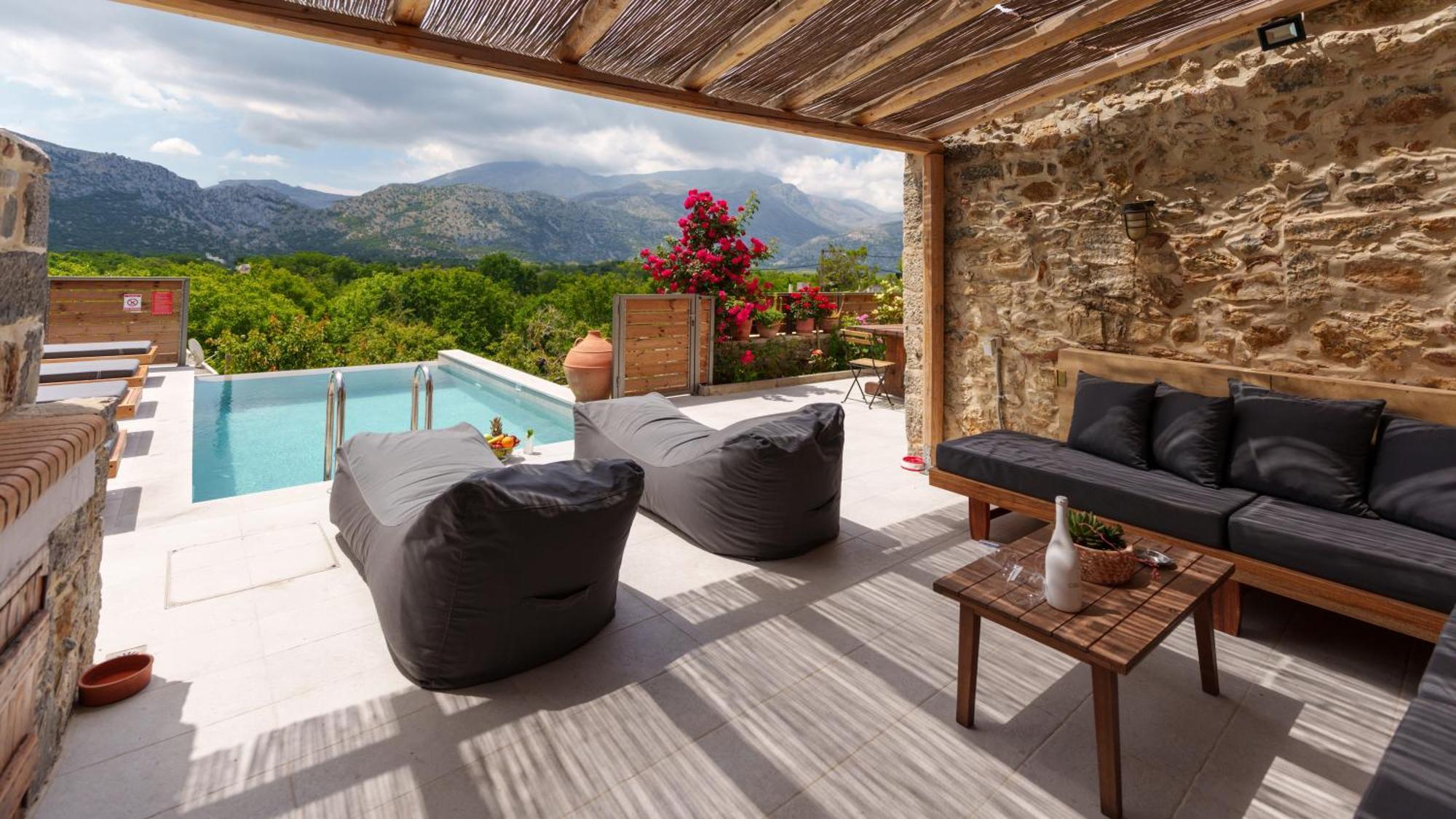 Lasithi Luxury Villa Mesa Lasithi Exterior foto